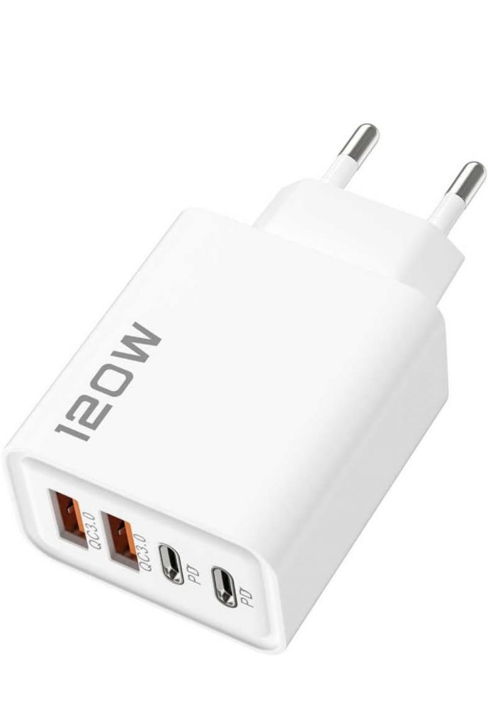 chargeur 120 W 4 ports